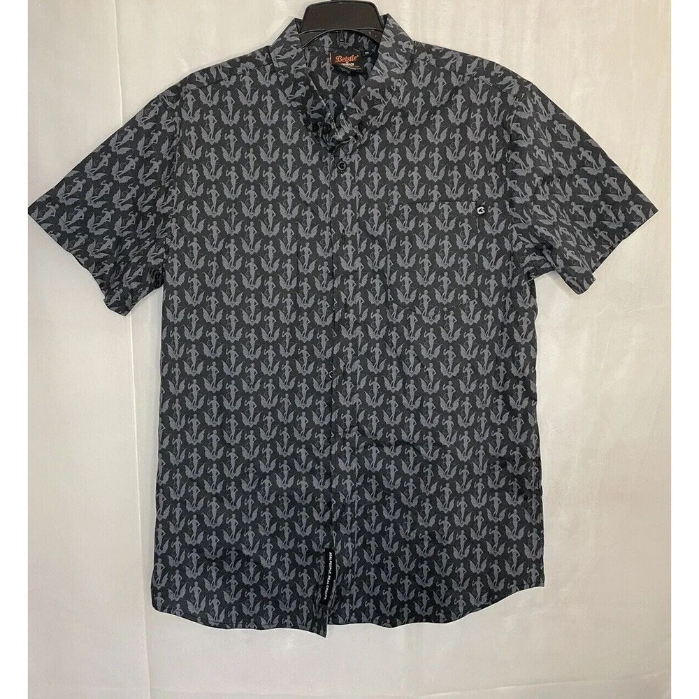Beistle By Creepy Co Halloween Shirt Mens Medium Button Down Rare  WORN ONCE